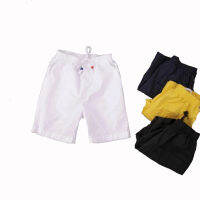 New Children Shorts for Boys Summer Toddler Baby Elastic Waist Sports Pant Cotton 2020 Teenage Clothes White Shorts with Belts