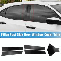 6Pcs Car Pillar Posts Door Window Panel Trim Sticker For Honda Civic Sedan 10Th Gen 2016-2021 Exterior Accessories