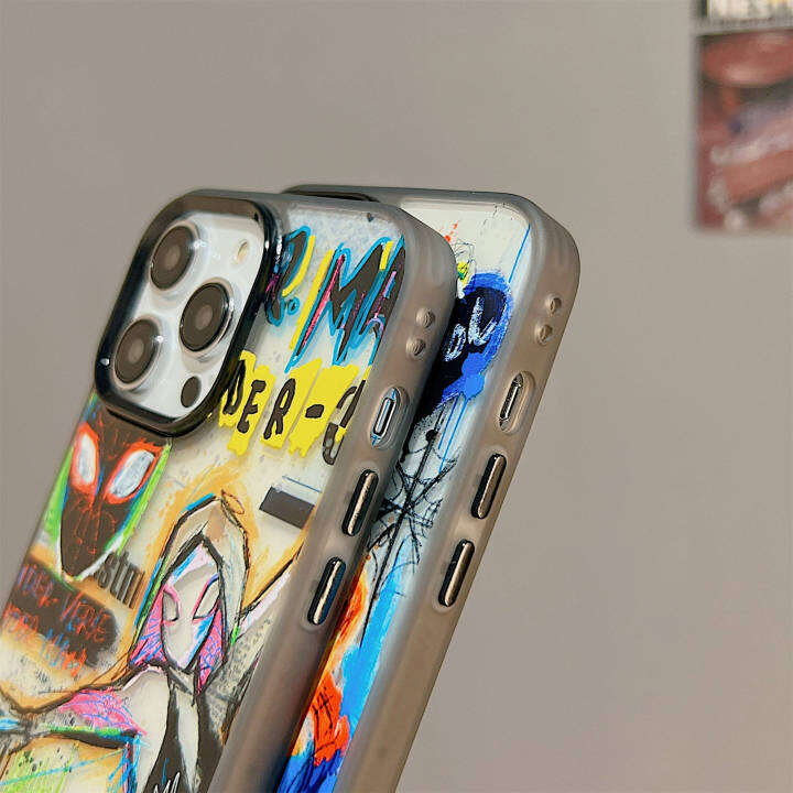 เคสที่วางฝาครอบโทรศัพท์หรูหราแบบคลาสสิกความรู้สึกสูงสามารถใช้ได้กับ-apple-มือถือ-phone14-13-12-11-pro-max-เคสกันกระแทกที่จับไอโฟนโทรศัพท์มือถือ