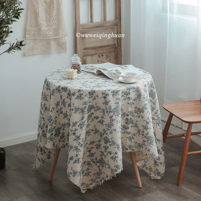 （HOT) ขายส่งผ้าปูโต๊ะลายดอกไม้วินเทจ ใช้ชีวิตอย่างช้าๆ ผ้าถ่ายภาพพื้นหลังแบบฝรั่งเศส ผ้าปิคนิค ins ลม