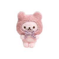 ส่งตรงจากญี่ปุ่น San-X Rilakkuma Chirokoguma No Gyutto Plushie ตุ๊กตายัดนุ่นของเล่น Sakura Nokoris MF22001