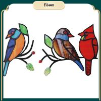 EILEEN ไซส์ใหญ่พิเศษ คนรักนก หัตถกรรมทำมือ การตกแต่งนก ที่แขวนหน้าต่าง ของตกแต่งบ้าน โคมไฟจับแสง