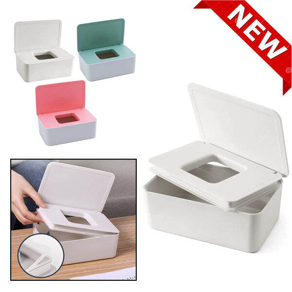 (TISSUE BOX002) Multi Purpose Mask, Wet Wipes & Tissue Holder