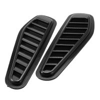 Great Performance 2Pcs ABS Race Car Hood Scoop Bonnet Air Vent Decorative