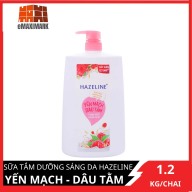 [HCM]Sữa tắm Hazeline Yến mạch (Hồng) Chai 1.2Kg thumbnail