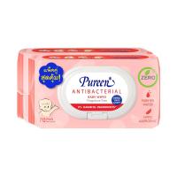 PUREEN ทิชชู่เปียก PUREEN แอนตี้แบคทีเรีย 70 แผ่น แพ็ก 1แถม1 BABY WIPES PUREEN ANTIBACTERIA 70SHEET 1FREE1 ทิชชู่เปียก อุปกรณ์ทำความสะอาด ของใช้ภายในบ้าน