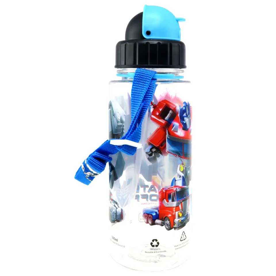 Transformers Ultimate Tritan Bottle With Straw (500ML)