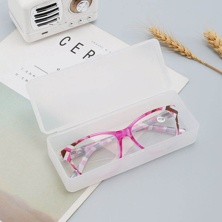 Blue light colorchanging glasses case lightweight and portable