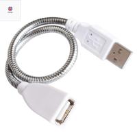 สายเคเบิล USB ชายท่อโลหะแกนทองแดง P9YN2 USB ชายกับตัวเมียสายชาร์จไฟสายอะแดปเตอร์หัวต่อสายไฟต่อสายไฟ