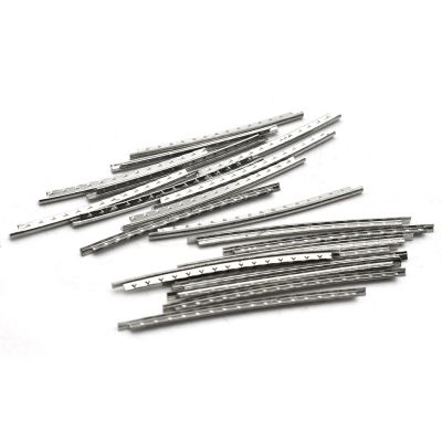 ‘【；】 10Set Guitar Fret Wire Nickel Gauge Fretwire Tool Nickel-Copper Alloy Fret For Acoustic Classic Guitar  Chrome
