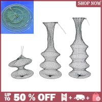 ⚽ FAR Jay Fishing Bait Trap Fish Net Cage Crab Mini Crawdad Shrimp Foldable 2 3 4 Layer