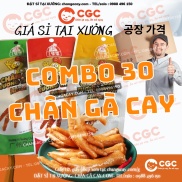 Combo sỉ bịch 30 chân gà cay việt nam hương vị tứ xuyên MIX 3 LOẠI