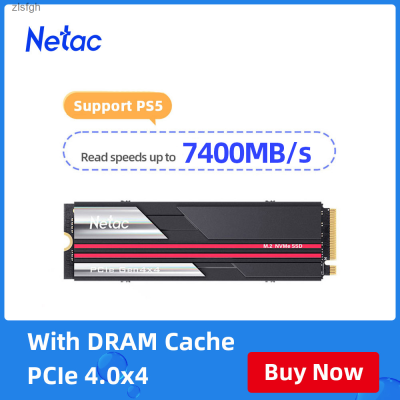 SSD Netac M2เทราไบต์ SSD 1Tb 2Tb 4 2280 M.2 NVMe PCIe 4.0X4 SSD ดิสก์แบบแข็งภายในสำหรับ PS5เดสก์ท็อป Zlsfgh