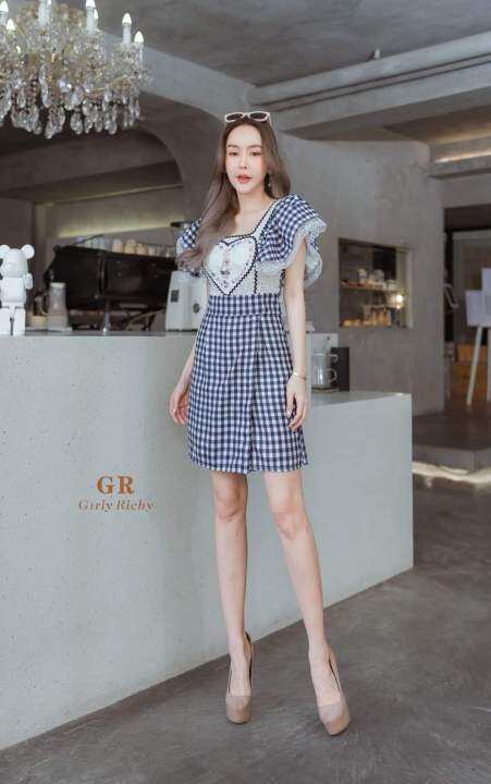 s-m-พร้อมส่ง-girly-richy-จั๊มกางเกงกระโปรง-ที่คิ้วววมาก-ดีเทลช่วงอกเป็นฉลุ-เพิ่มดีเทลแขนระบายพรางแขนเพียว