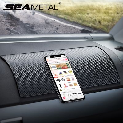 dvvbgfrdt Car Dashboard Sticky Anti-Slip PVC Mat Auto Non-Slip Sticky Gel Pad For Sunglasses Decor Gadget Phone Holder Accessories