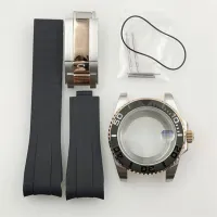 เคส Nh34ทองคำสีกุหลาบเคส Nh35 Gmt 41Mm Mechanical Yacht ดำน้ำเรือยอชท์ใช้ได้นาฬิกาน้ำนาฬิกาผี