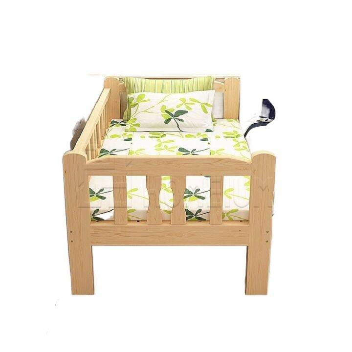 Katil Bayi Easel Wooden Baby Bed Cot Attached to Parents with Staircase Lazada