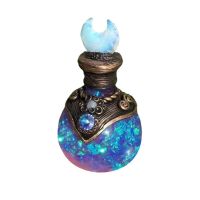 【Cod】 Jime Shops Creative Mermaid Aura Moon Potion เดสก์ท็อปตกแต่ง Potion Elves Treasure Antidote ขวดตัวอย่าง Vial Home Decor