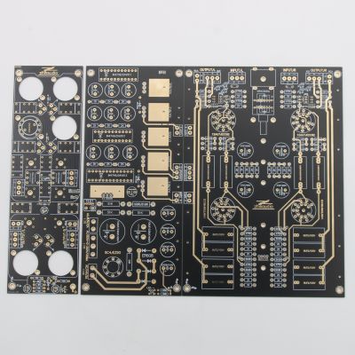 :{”》: Hifi DIY หลอด12AU7ที่สมดุลอย่างสมบูรณ์บอร์ดขยายเสียง PCB ขึ้นอยู่กับวงจรเครื่องขยายเสียง ARC