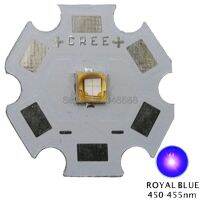 10x5W ROYAL BLUE 450nm -455nm พลังงานสูง LED Emitter ชิปไดโอดบน8mm12mm14M16mm 20mm PCB Board DC3.2-3 1500mA 4V