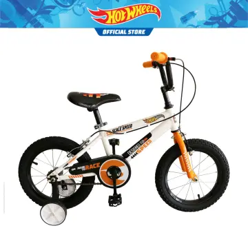 Orange hot wheels top bike