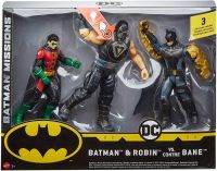 Mattel DC Comics BATMAN FVM57 Missions and Robin Vs Bane Action Figure แมทเทล ดีซี คอมมิคส์ แบทแมน มิชชั่น โรบิน ปะทะ เบน ขนาด 6 นิ้ว ลิขสิทธิ์แท้