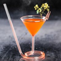 【CW】卍  Cocktail Goblet Glass Wiht Pipette Glasses Wine Beer Juice Drink Cup Glassware Drinkware