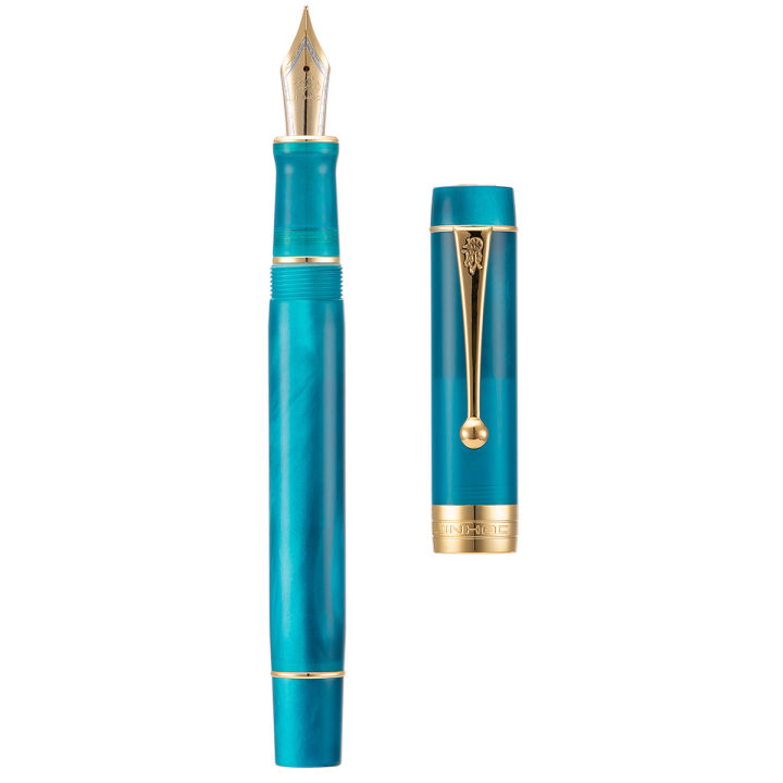 สีสัน-jinhao-100ปากกาหมึกซึมอะคริลิคของขวัญที่สวยงามปากกา-effmbent-nib-converter-การเขียนธุรกิจสำนักงานโรงเรียนหมึกปากกา