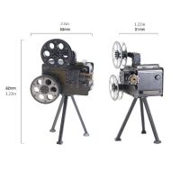 ปริศนาเหล็ก3D สำหรับตกแต่งของเล่น Ks โมเดลจิ๊กซอว์ชุดประกอบโปรเจ็คเตอร์หลากสีคืนค่าได้แบบ DIY