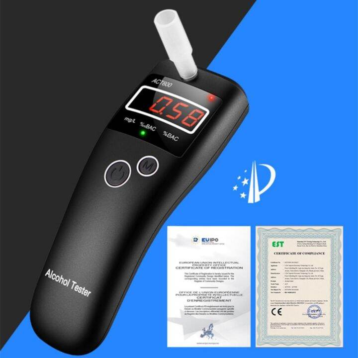 High Accuracy Automatic Alcohol Tester Professional Breath Tester LED