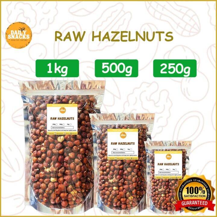 RAW HAZELNUTS (Turkey) 250g 500g 1kg Lazada PH