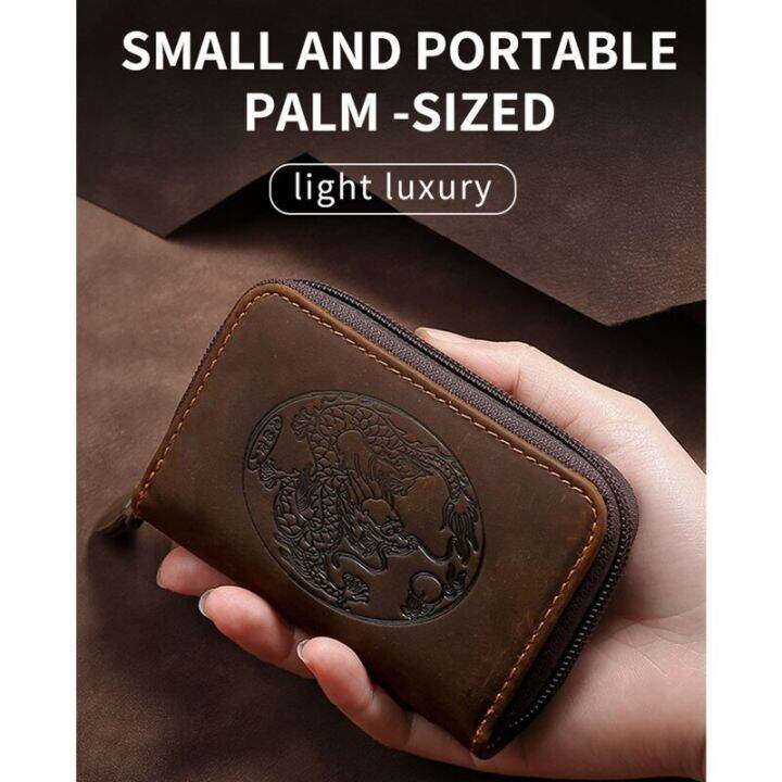 men-faux-leather-business-card-holder-bag-2022-luxury-dragon-pattern-small-brown-zipper-case-id-credit-cards-wallet-coin-purse-card-holders