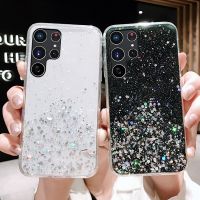 Luxury Glitter Silicone Cover Case For Samsung Galaxy S22 S21 S20 FE S10 S9 S8 Note 10 Plus 20 Ultra 9 8 Clear Soft Back Coque