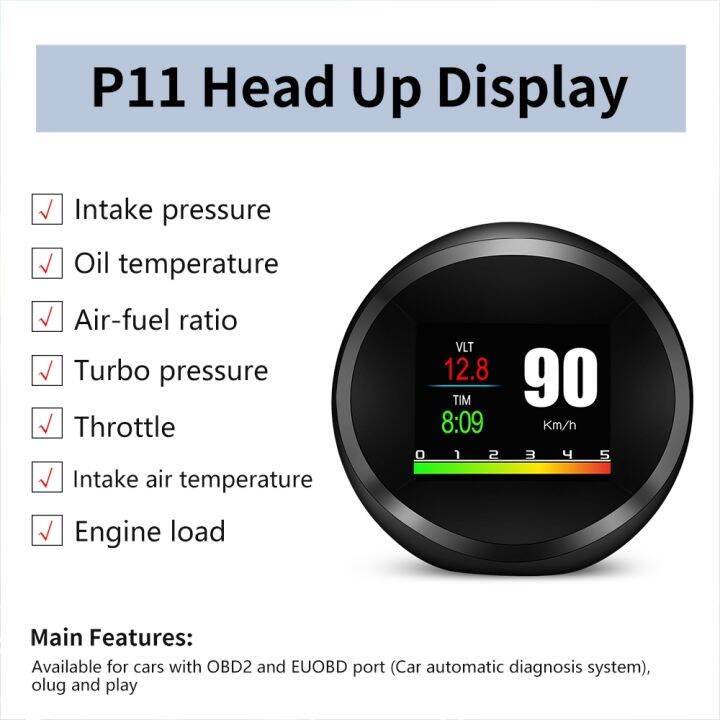 wiiyii-p11-obd2-gps-auto-hud-display-car-speedometer-turbo-boost-temp-eletronicos-gauge-code-reader-car-projetor