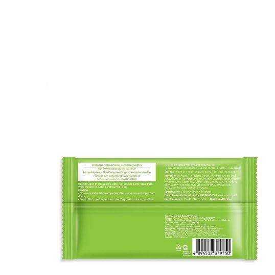 WATSONS Antibacterial Cleansing Wipes 3 x 10 Sheets Lazada PH