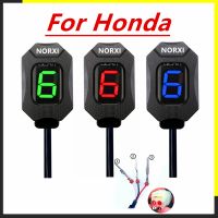 ยาแอล♨ตัวบอกเกียร์รถจักรยานยนต์สำหรับ Honda Hornet CB400 CB650F CB500X VFR800 SHADOW 750 Ecu Plug Mount Speed Display Motobike