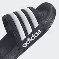 Adidas รองเท้าแตะ Adilette Shower Slides ลิขสิทธิ์แท้ ราคาป้าย 1000   GZ5920-สีกรมแถบขาว