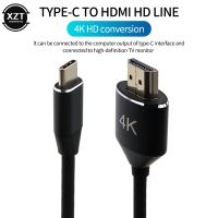 USB Type-c HDMI Kompatibel 4K Tipe C Ke HDMI Kompatibel Adaptor Kabel Layar Yang Sama Telepon Kabel dengan TV HD Monitor 1080P