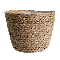 Grass Planter Basket Indoor Outdoor Flower Pots Cover Plant Containers for Home RE