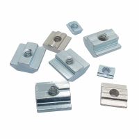 M3 M4 M5 M6 M8 T-Track sliding Hammer head nut T Block Square Nuts for Fastener EU Aluminum profile 2020 3030 4040 4545 Hand Tool Parts Accessories