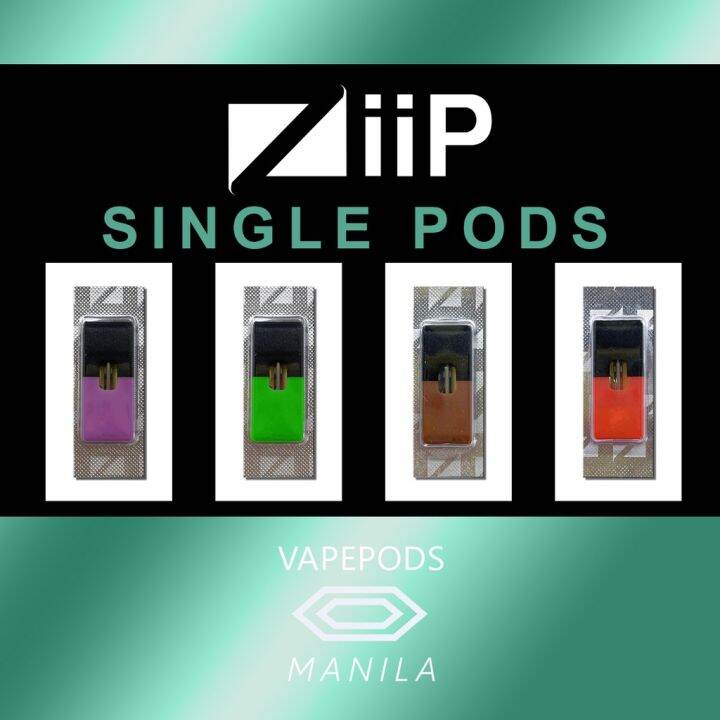 vape ZiiP SINGLE Pods 5 JUUL Vape Device Compatible Authentic Lazada PH