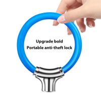 Bicycle Cable Lock Convenient Outdoor Cycling Safety Padlock Anti-rust Bike Accessories Bike Ring Lock Simple Anti-theft Locks