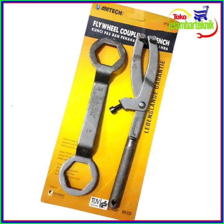 Amtech VT305100 Kunci Set FlyWheel Coupling Wrench Alat Pas yang Mudah