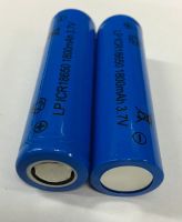 Battery, 18650 lithium 1800 milliampere, 3.7V cyclic lithium ion battery, pointed flat head, adjustable