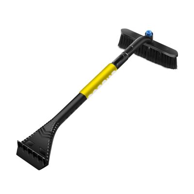 Multi-Function 2 In 1 Vehicle Supplies Windscreen Snow Brush With Ice Scraper Long Reach Handle For Car Van Lorry Truck