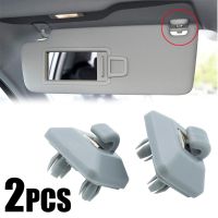 2Pcs Car Sun Visor Clip Bracket Interior Sun Visor Hook for Audi A1 A3 A4 A5 A7 Q3 Q5 B6 B7 B8 S4 S5 8E0857562A 8U0857562 Gray