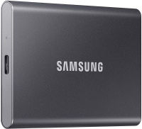 SAMSUNG SSD T7 Portable External Solid State Drive 1TB, Up to 1050MB/s, USB 3.2 Gen 2, Reliable Storage for Gaming, Students, Professionals, MU-PC1T0T/AM, Gray T7 SSD 1TB Titan Gray