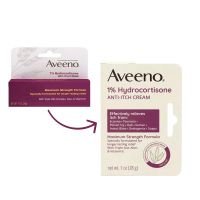 แพคเกจใหม่ อวีโน ครีมทาแก้แพ้ แก้คัน อาการต่างๆ Aveeno 1% Hydrocortisone Anti-ltch Relief Cream.