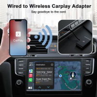 CarPlay Converter Plug USB Type-C แบบมีสายเป็น Wireless Carplay รองรับบลูทูธ5.0ใช้พลังงานต่ำสำหรับ Iosandriod