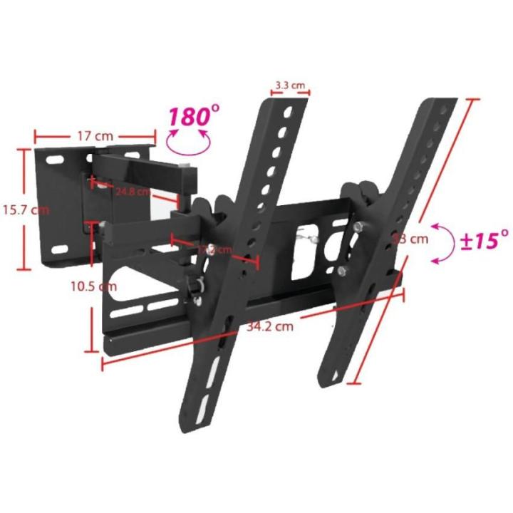 โปรพิเศษ-ขาแขวนทีวี-ติดผนัง-สำหรับจอ-17-37-led-lcd-moving-wall-mount-รุ่น-sc-102-โยกซ้าย-ขวา-และปรับก้มเงยได้-ราคาถูก-ขาแขวน-ขาแขวนทีวี-ขาแขวนลำโพง-ที่ยึด-ที่ยึดทีวี-ขาแขวนยึดทีวี